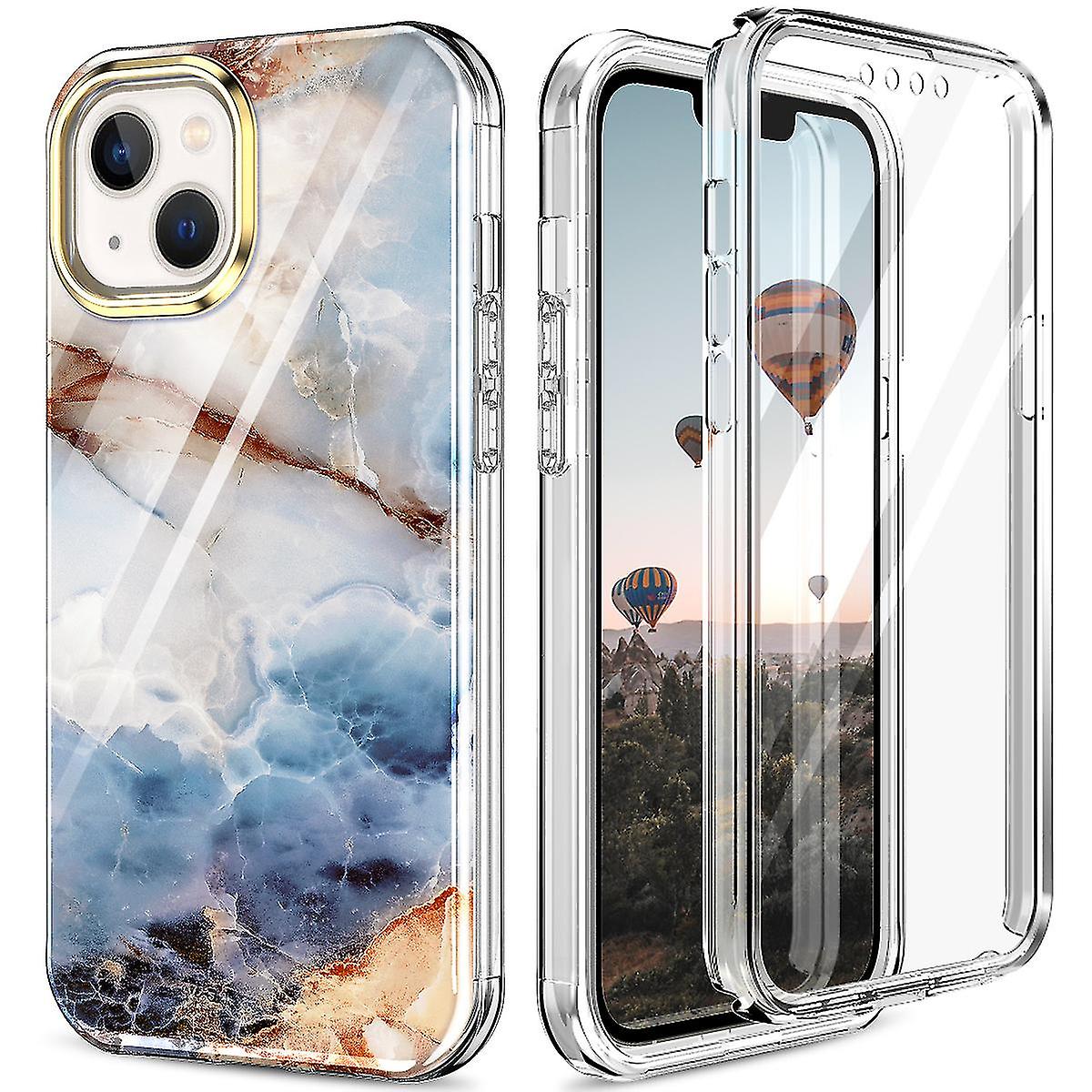 Magic Color Case For Iphone 14, Including Screen Protector, Support Wireless Charging, Fall Protection