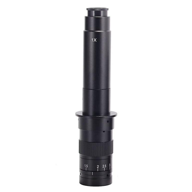 300X Professional Industrial Digital Microscope Lens Monocular 0.7x-4.5x Continuous Zoom Electronic Video Camera Lens