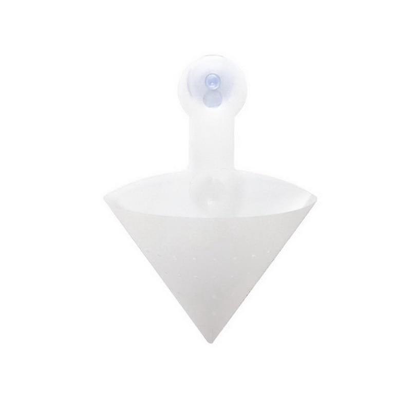 White Kitchen Triangular Sink Strainer Drain Vegetable Fruite Basket