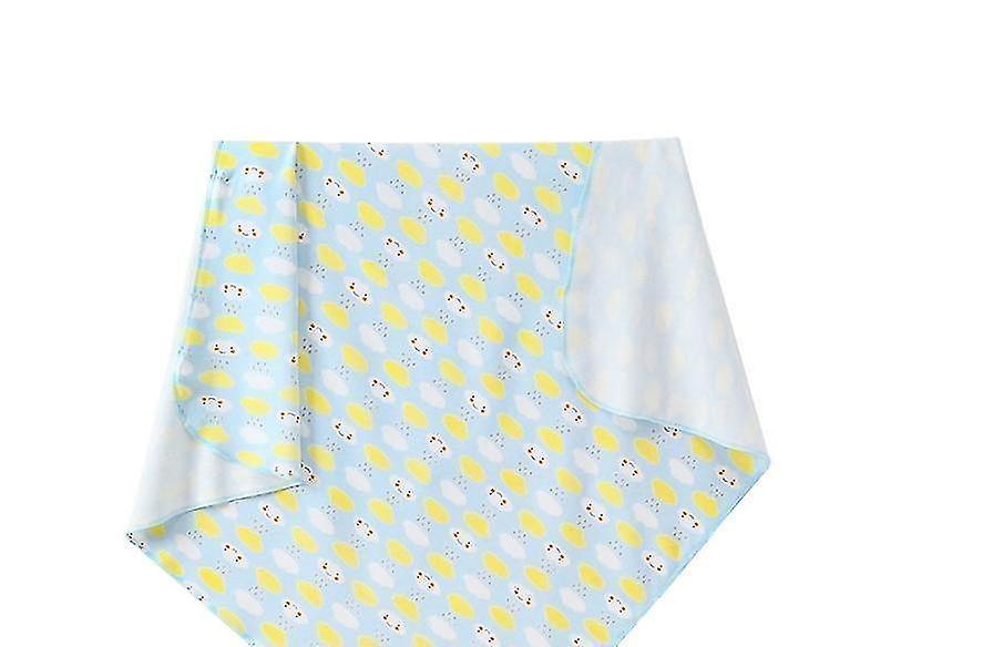 YBN0011 BU Bed Sheet Star Floral Printed Bedding Set For Newborn