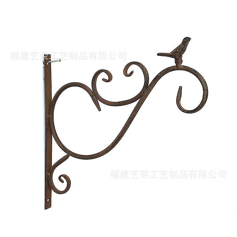 Iron Flower Basket Bracket Flower Hanger Hook T Riangle Bracket Flower Hook