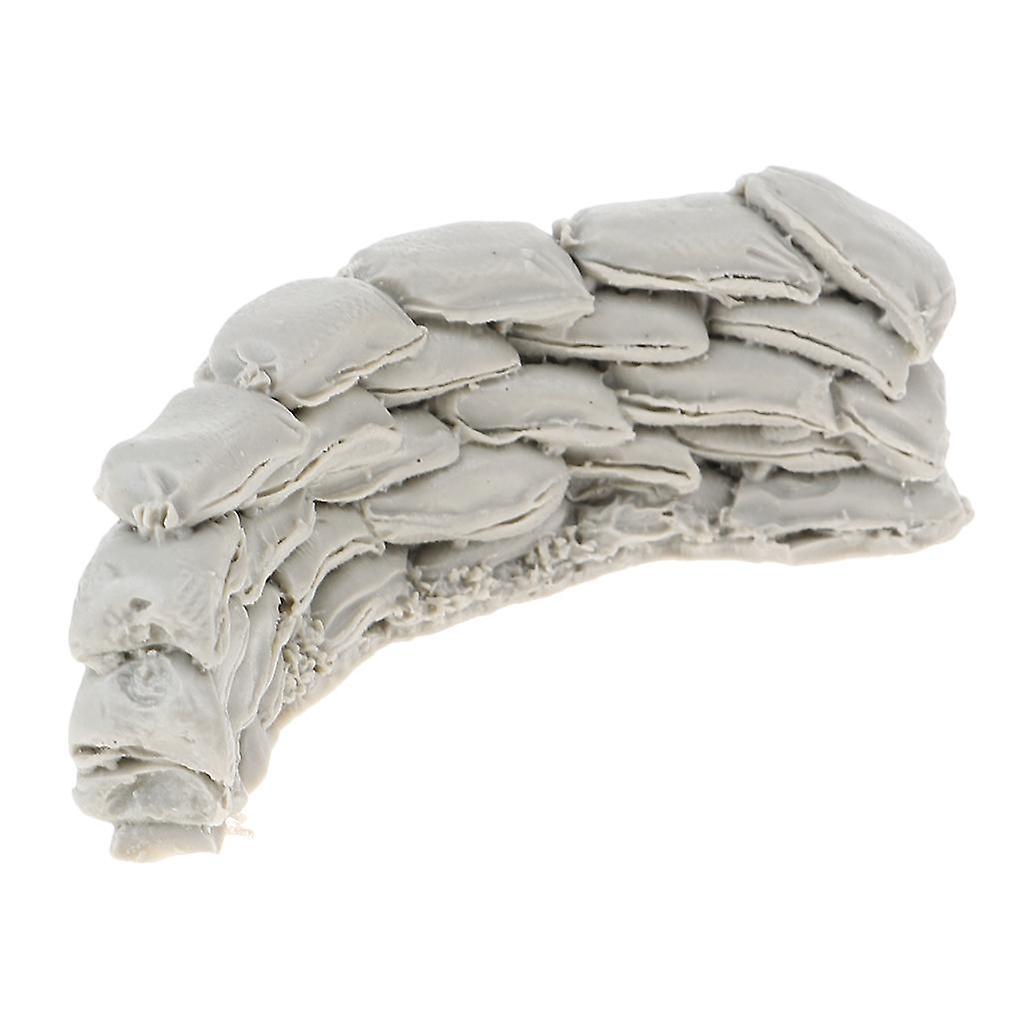 Maßstab 1:35 Harzmodell Szene Zubehör Sandsäcke Wand C 7,5x2,5cm