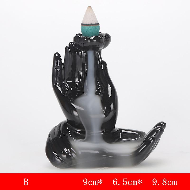 Waterfall Incense Burner Ceramic Incense Holder Handmade Ceramic Backflow Incens