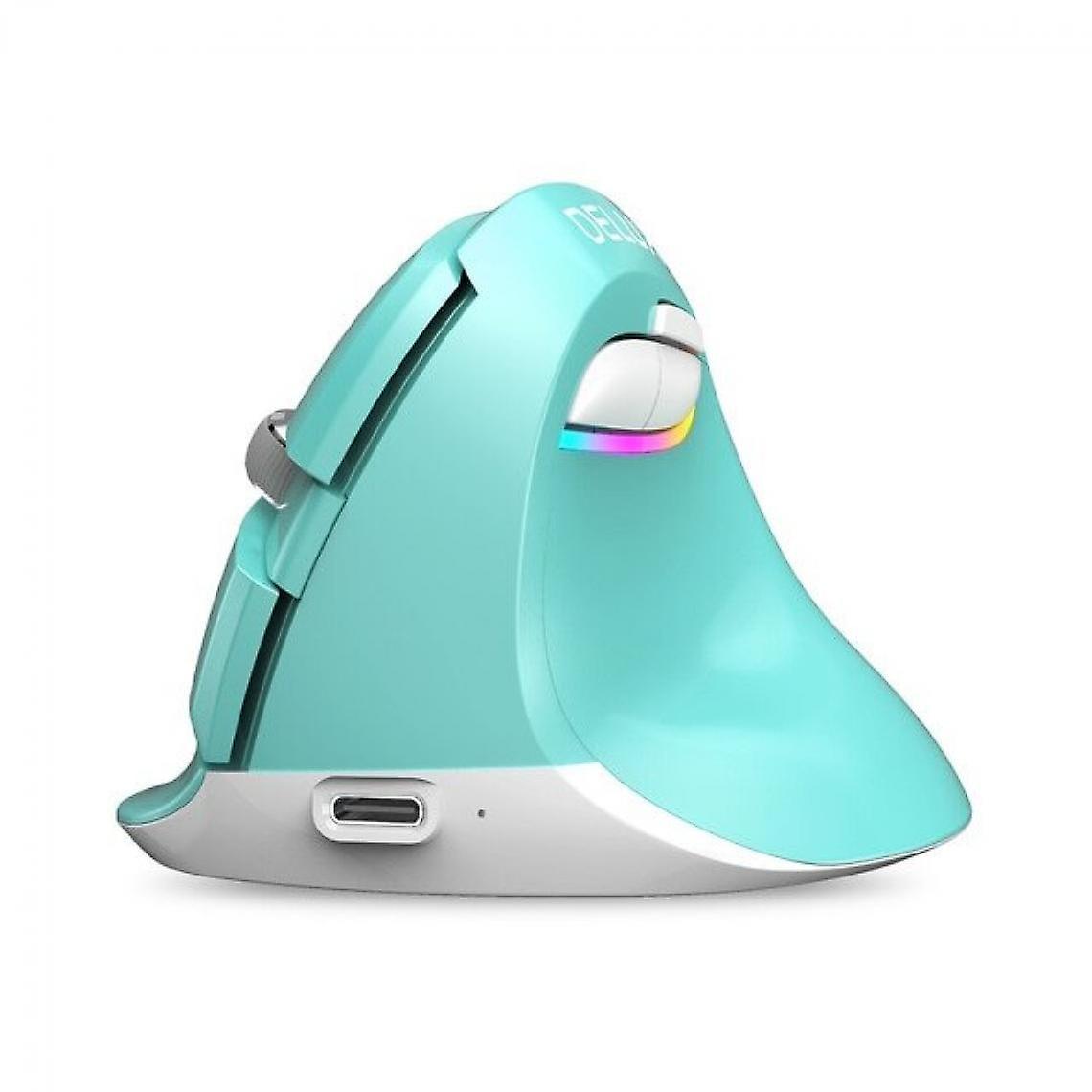 Wireless Mouse, Silent Vertical Computer Mouse (green)