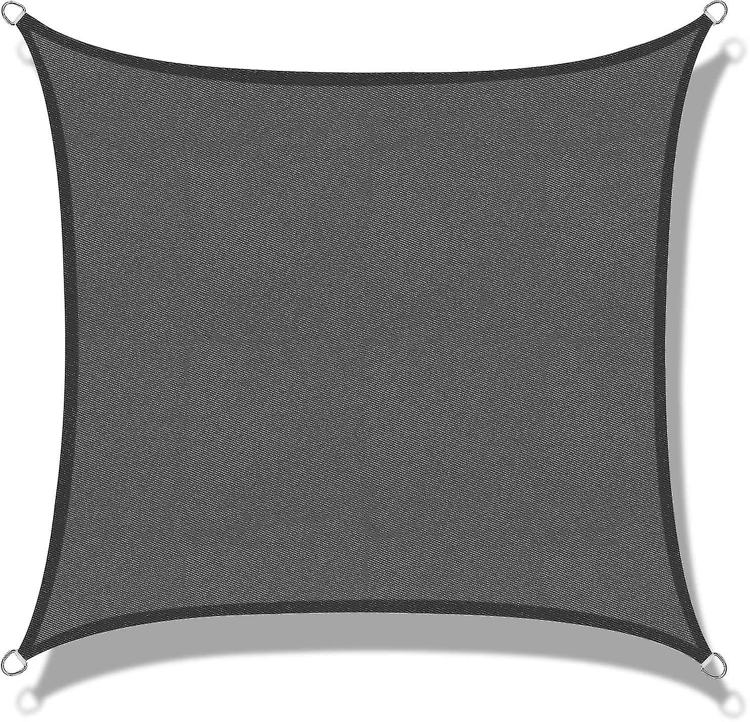 شراع الظل المقاوم للماء (pes) مستطيل 2 × 4 م أنثراسايت حماية من الأشعة فوق البنفسجية للتخييم في الفناء حديقة في الهواء الطلق أفضل هدية