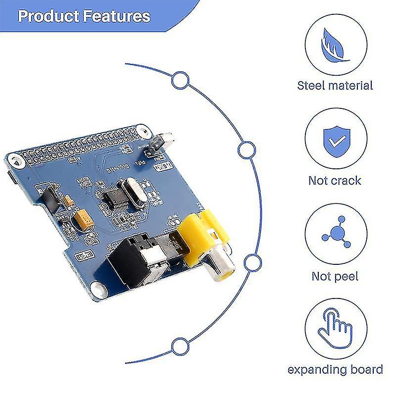 Sc07 Raspberry Pi Hifi Digi+ Digital Sound Card I2s Spdif Optical Fiber For Raspberry Pi 3 2 Model