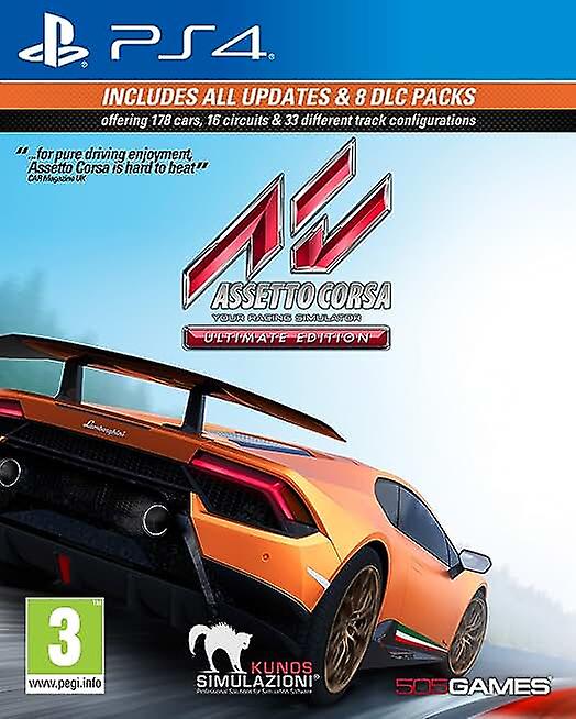 Assetto Corsa Ultimate Edition (PS4) - New & Sealed