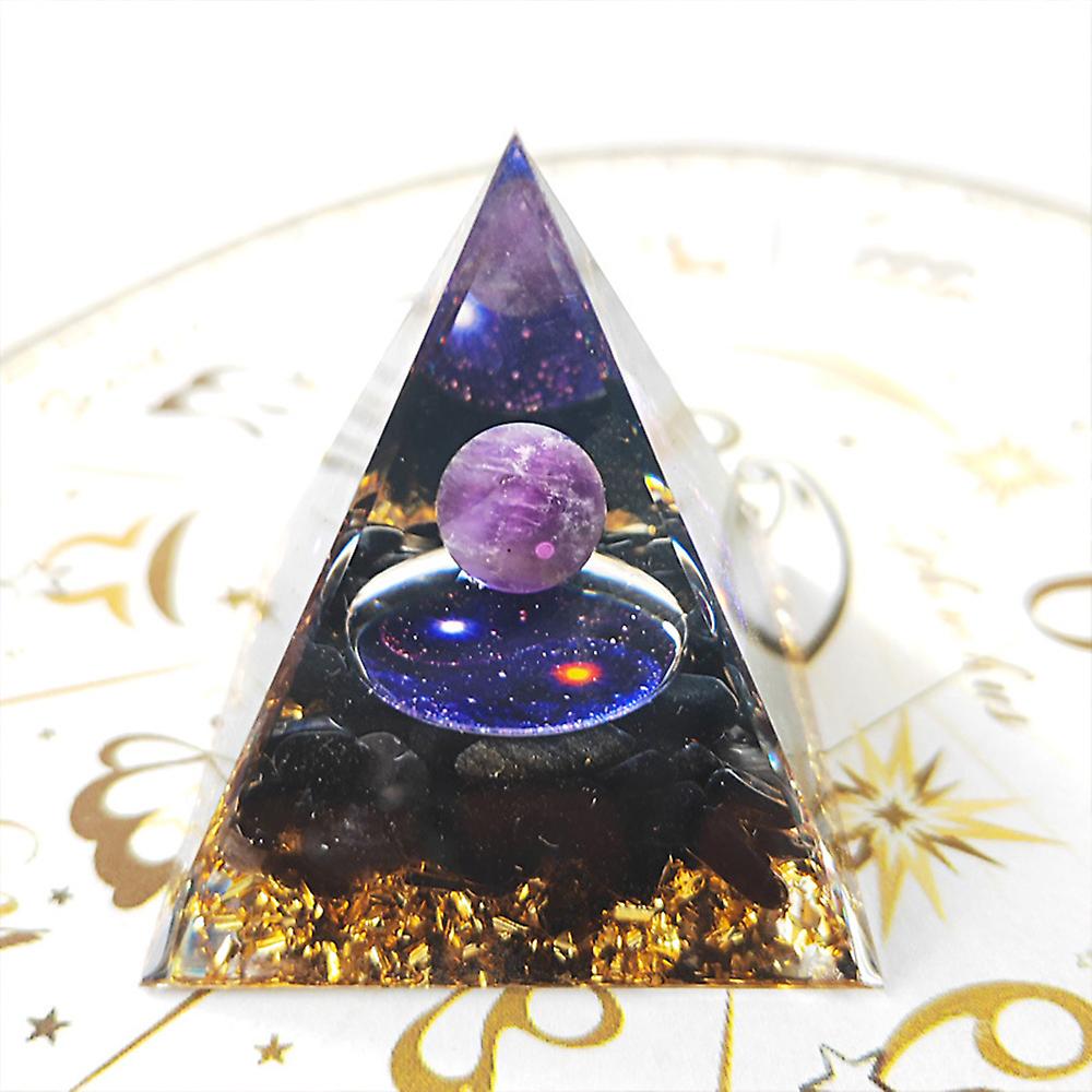 Pyramid Crystals Statue Ornaments Creative Craft Tabletop Statue Suitable