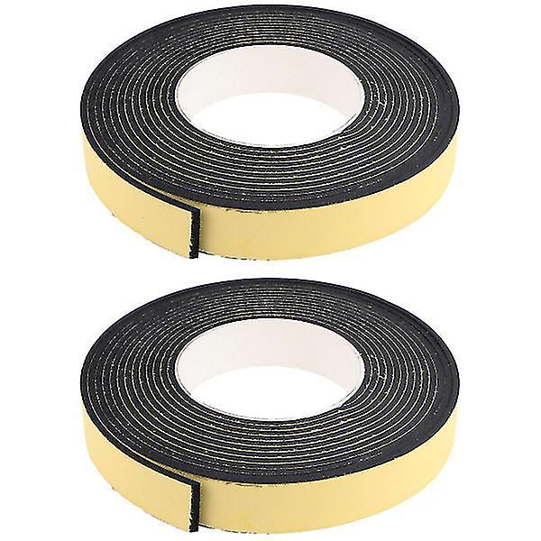 2pcs Eva Sponge Sealing Tapes Practical Anti-skid Sealing Tape Closed Cell Tape Seal Strippings For