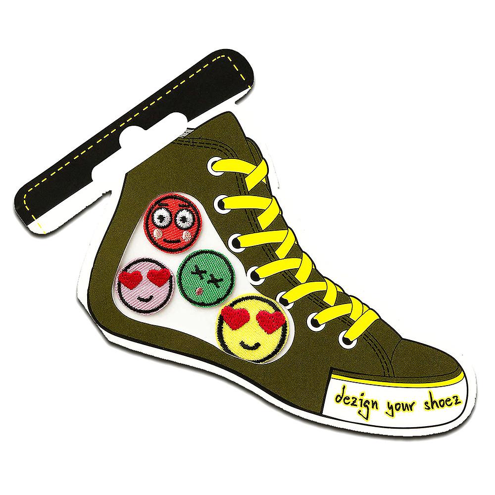 Patch / Iron-on Patch - Shoe Emoji - Colorful - Various Sizes - Iron-On Patches