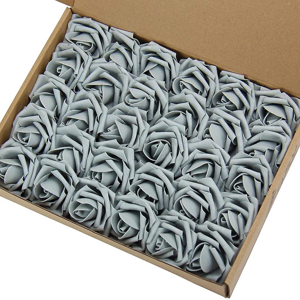 30 Adet 8 cm Köpük Gül Yapay Çiçek Düğün Parti Bebek Duş DIY Ev Dekorasyonu