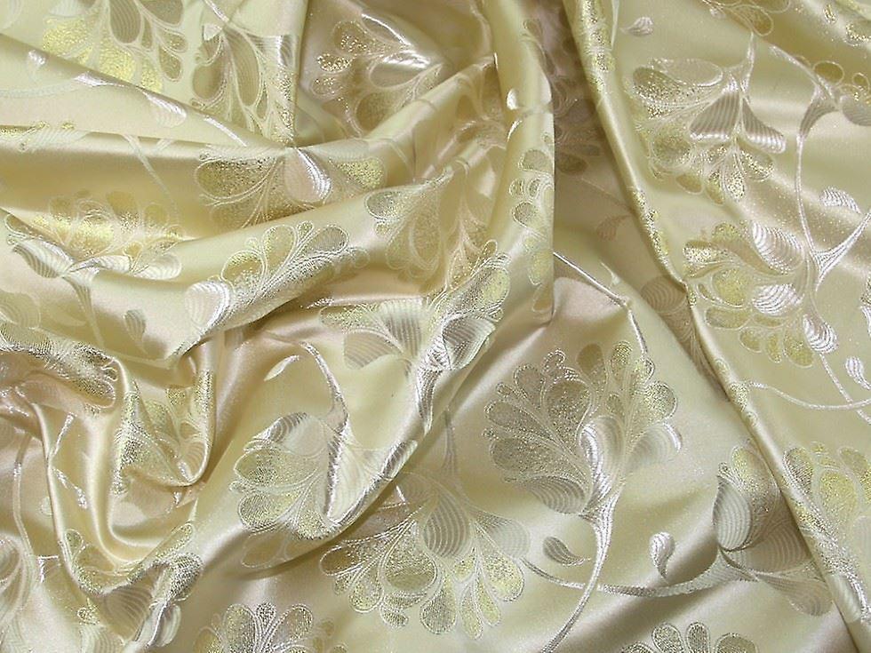 Metallic Woven Brocade Fabric