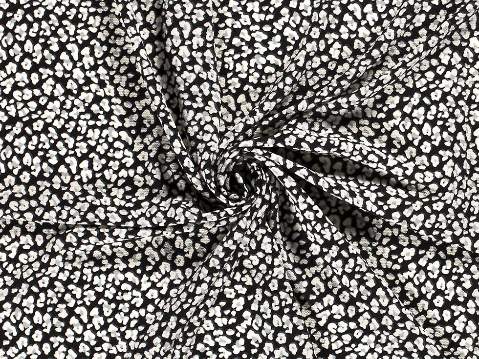 1.45m Single Georgette Fabric  Black - per metre