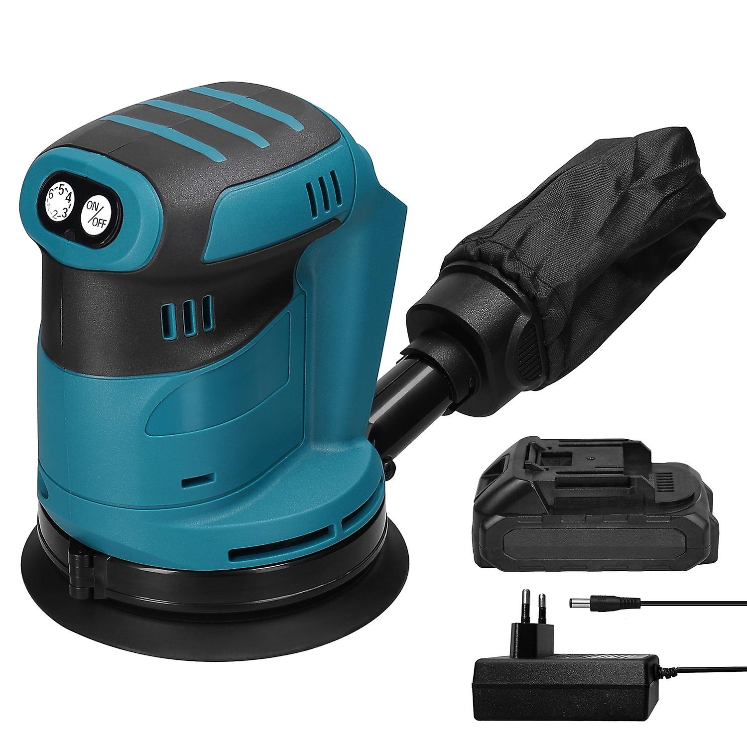 125mm Brushless Motor Cordless Orbital Sander Wood Grinder Electric Car Polisher Multifunctional Woo
