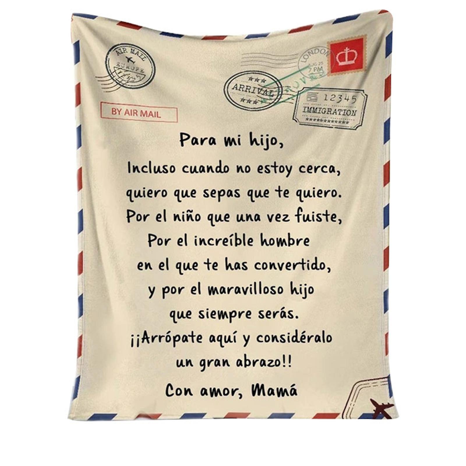 Premium Blanket to My Daughter/Son Durable High Quality Comfortable Flannel Blanket for Home