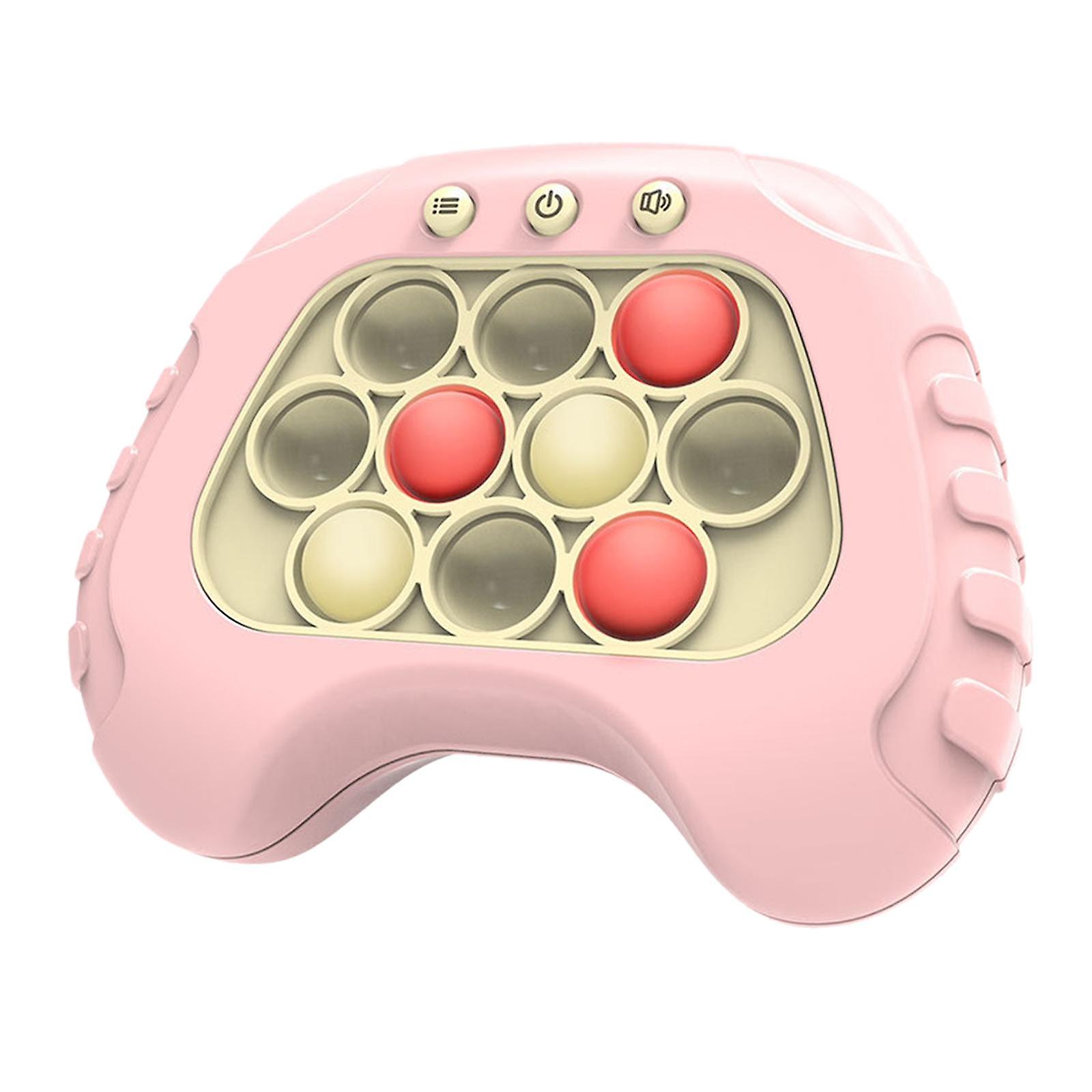 Memory Game Machine Light up Quickly Push Game Machine for Kids Party Favors Pink Battery