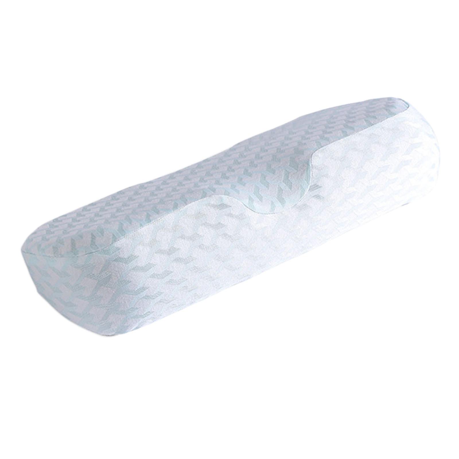 Cervical Pillow Memory Foam for Orthopedic Stomach Sleepers Stress Blue