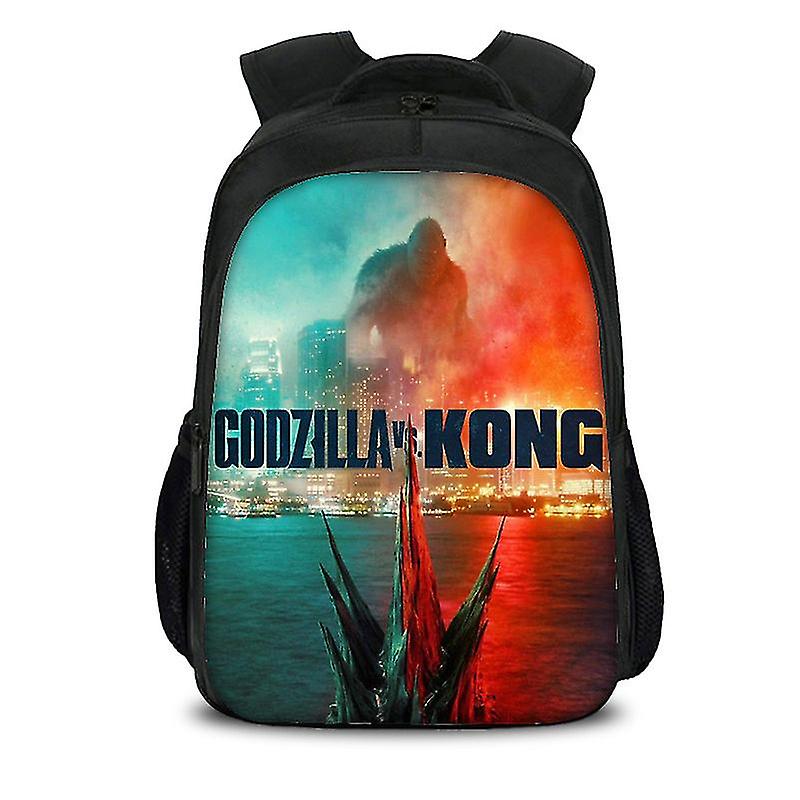 Godzilla Dinosaur Monster School Bag Shoulder Computer Backpack Large Capacity [xh]
