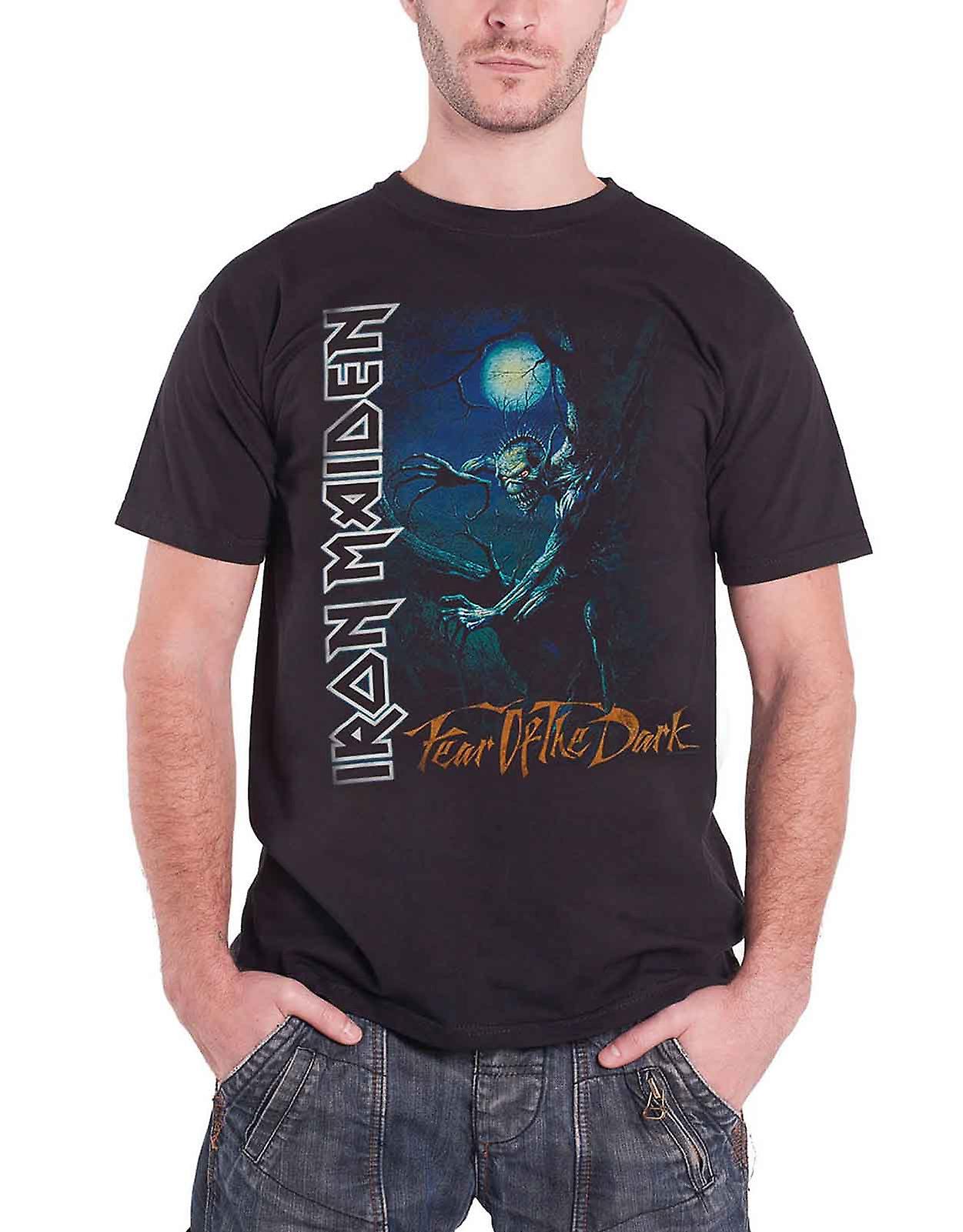 T-shirt Iron Maiden Fear Of The Dark - Officiel, Coton, Unisexe