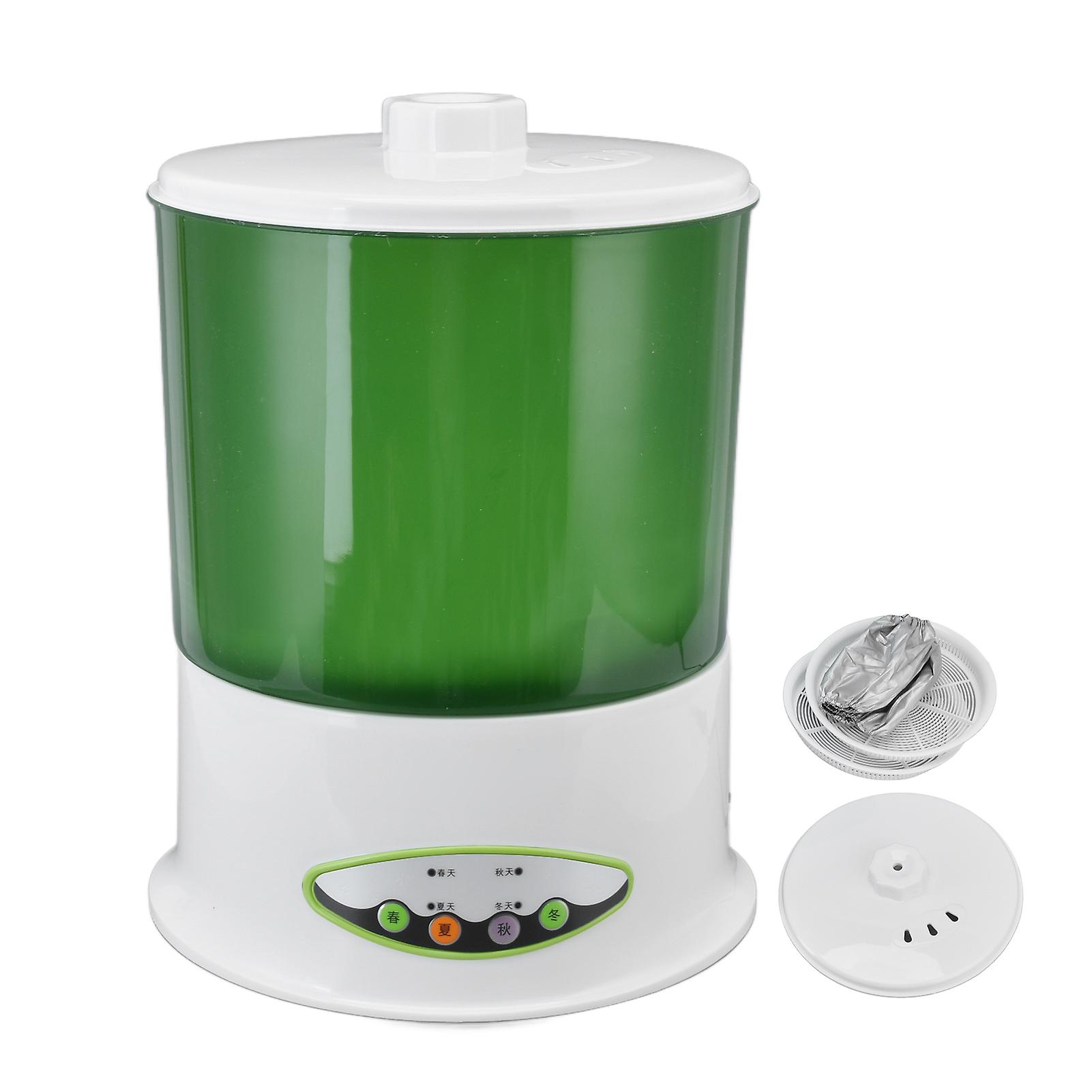 Household 220V Automatic Bean Sprout Maker Large Capacity Dual Layer Intelligent Seed Growth Machine Fast Germination For Green Bean Sprout