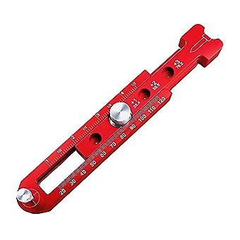 Woodworking Compass Scriber, Portable Aluminum Alloy Woodworking Compass Tool, Adjustable Metric/in