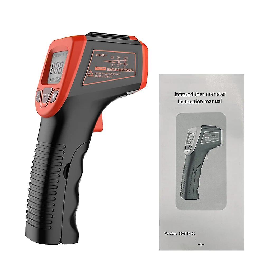 Infrared Thermometer NonContact -50~600C Laser Point Digital LCD Industrial Electronic Thermometer Laser Temperature Meter Gun
