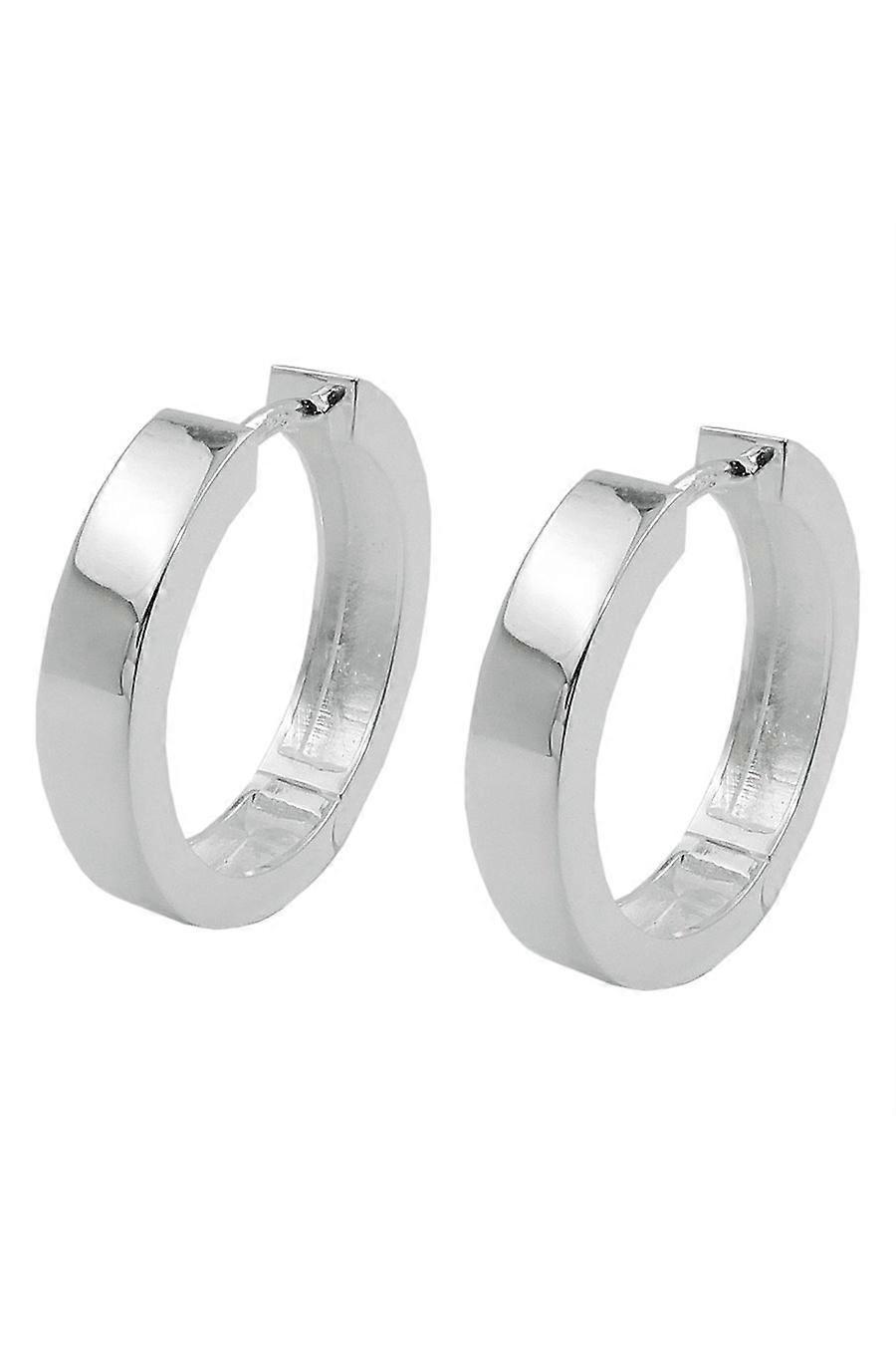 Hoop Earrings 19x4mm Silver 925 - Gl93970