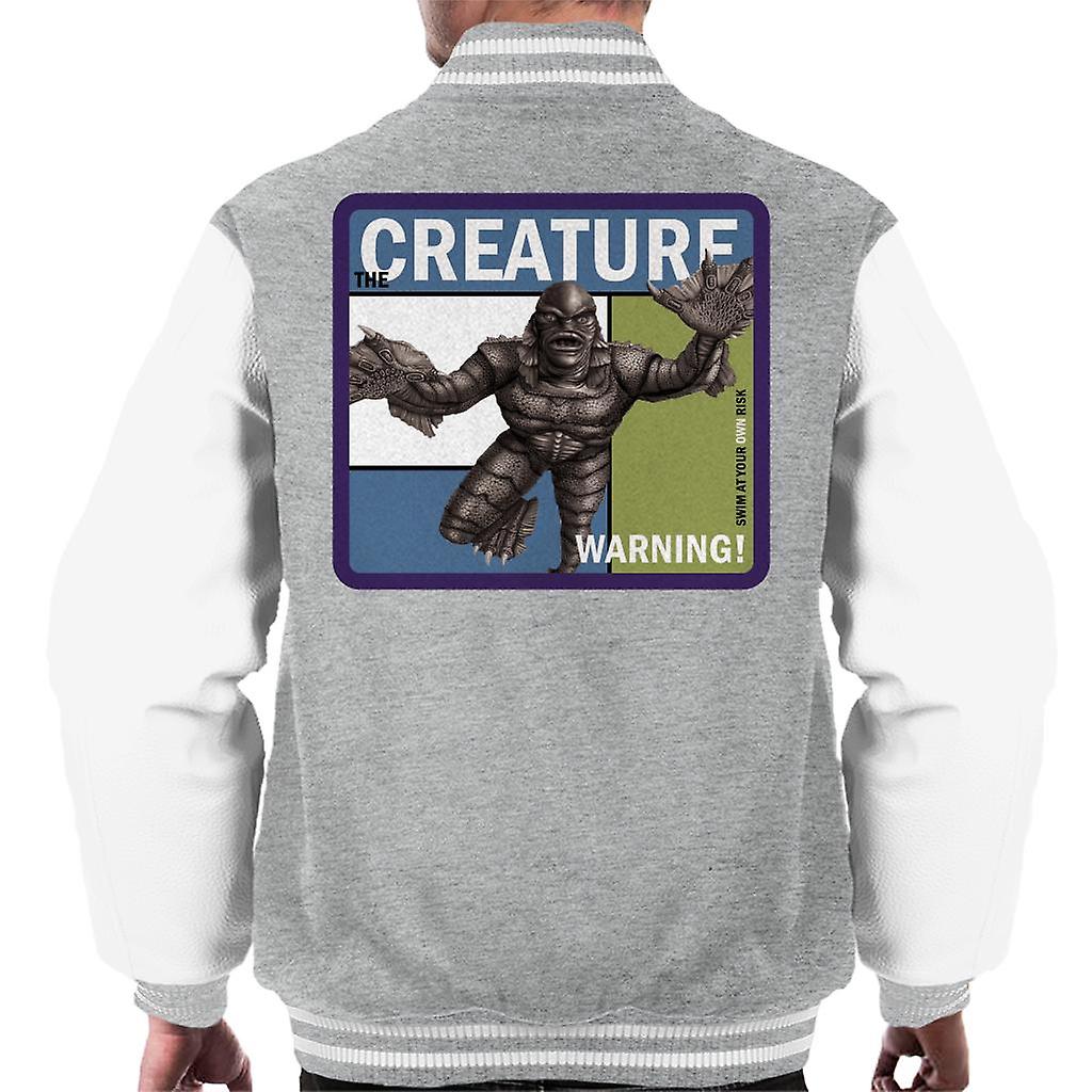 The Creature From The Black Lagoon Warning Men's Varsity Jacket