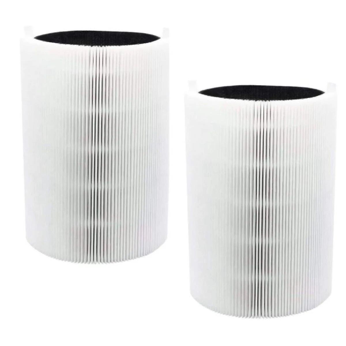 2pcs Replacement Filter for Blueair Blue Pure 411,411+ and Mini Air Purifier, HEPA Composite Filter and Activated Carbon~27278