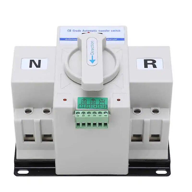 2P Automatic Transfer Switch Miniature Circuit Breaker Dual Power Changeover Switch 230V 63A Power Transfer Switches~8607