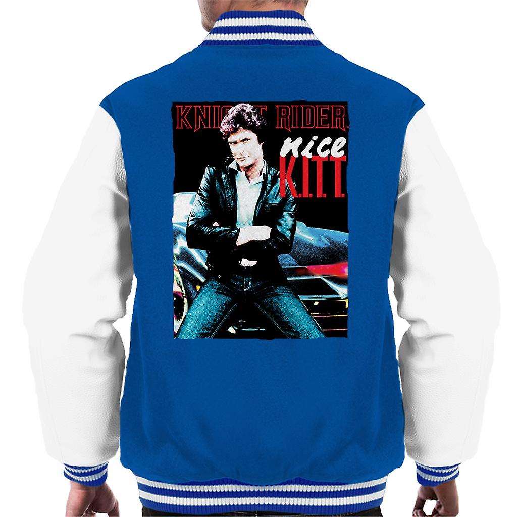 Knight Rider Nice KITT Men's Varsity Jacket