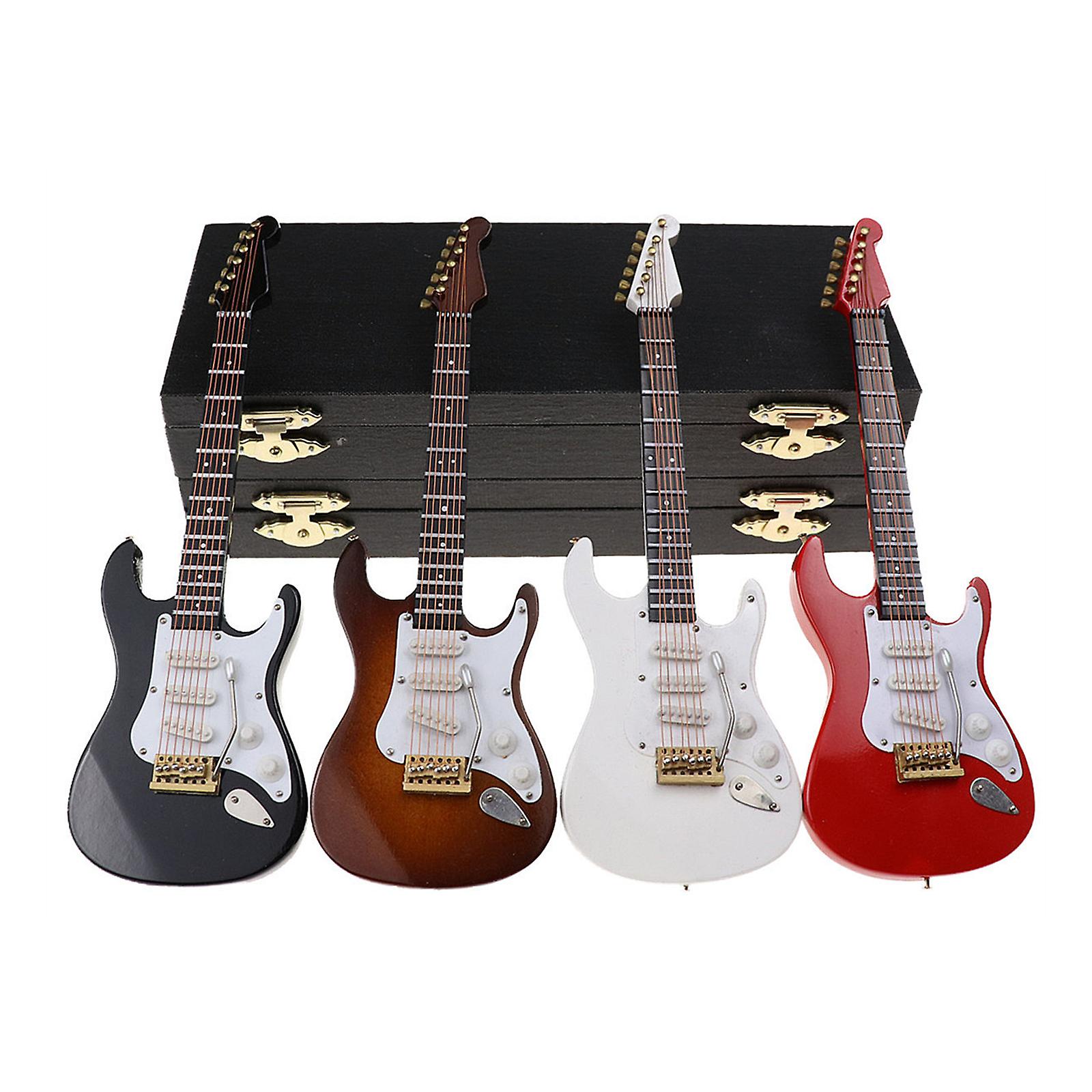 גיטרות העתק מיניאטוריות נוי מיני גיטרה קלאסית/גיטרה חשמלית דגם קישוט חג