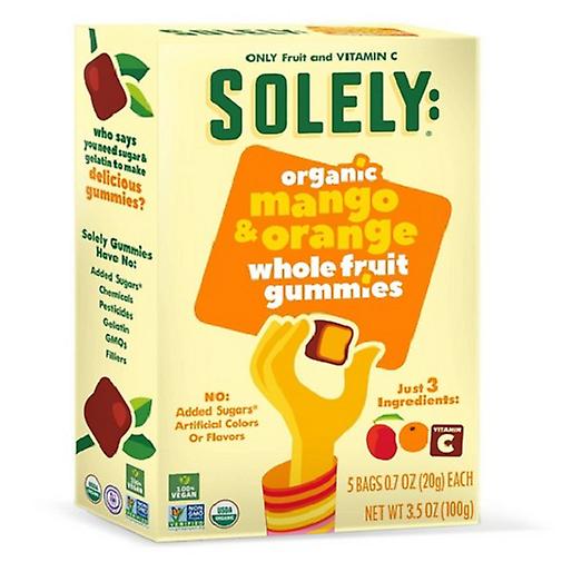 Ausschließlich Bio-Mango- und Orangen-Fruchtgummis