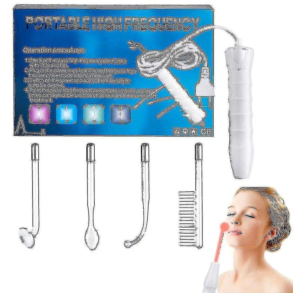 High frequency facial machine, high frequency rod wrinkle removal and skin tightening beauty treatme