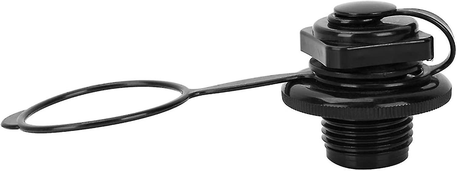 23.9mm نفخ قارب الصيد صمام الهواء أسود البلاستيك نفخ قارب استبدال صمام الهواء