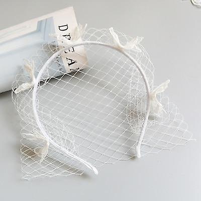 Crystal Birdcage, Black Face, Net Mask, Hair Jewelry