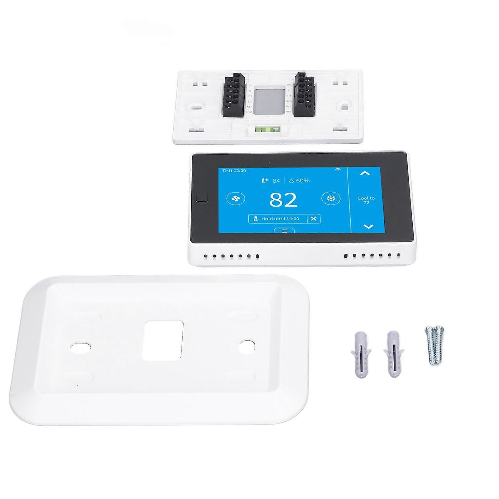 Wifi Temperature Controller App Remote Control Wifi 4.3in Touchscreen Thermostat For Tuya