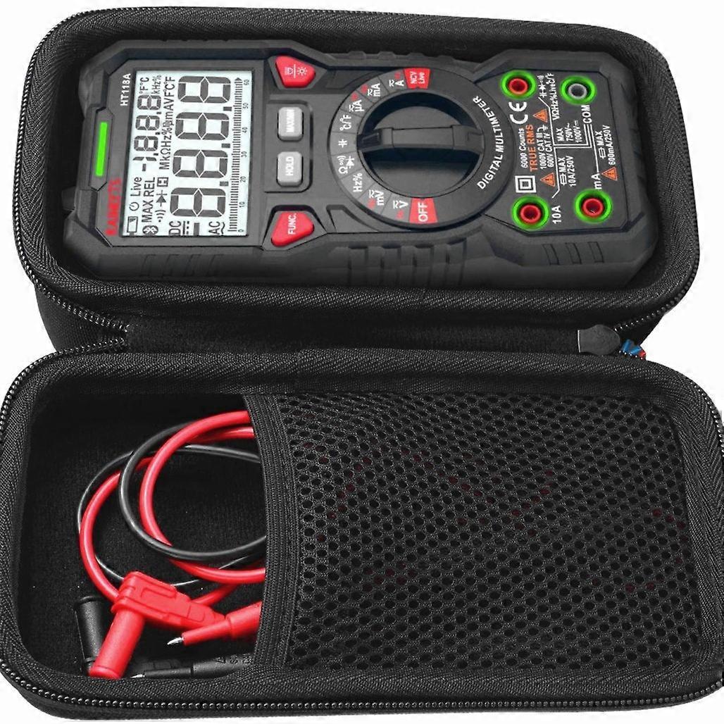 Hard Travel Case Replacement for Digital Multimeter, TRMS 6000 Counts Volt Meter Auto Ranging,20*12.5*6.5cm