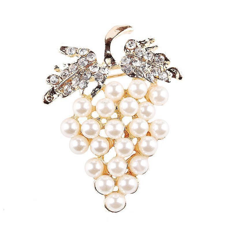 Mode Vielseitige Perle Strass Traubenbrosche Brosche Brosche Brosche Brosche