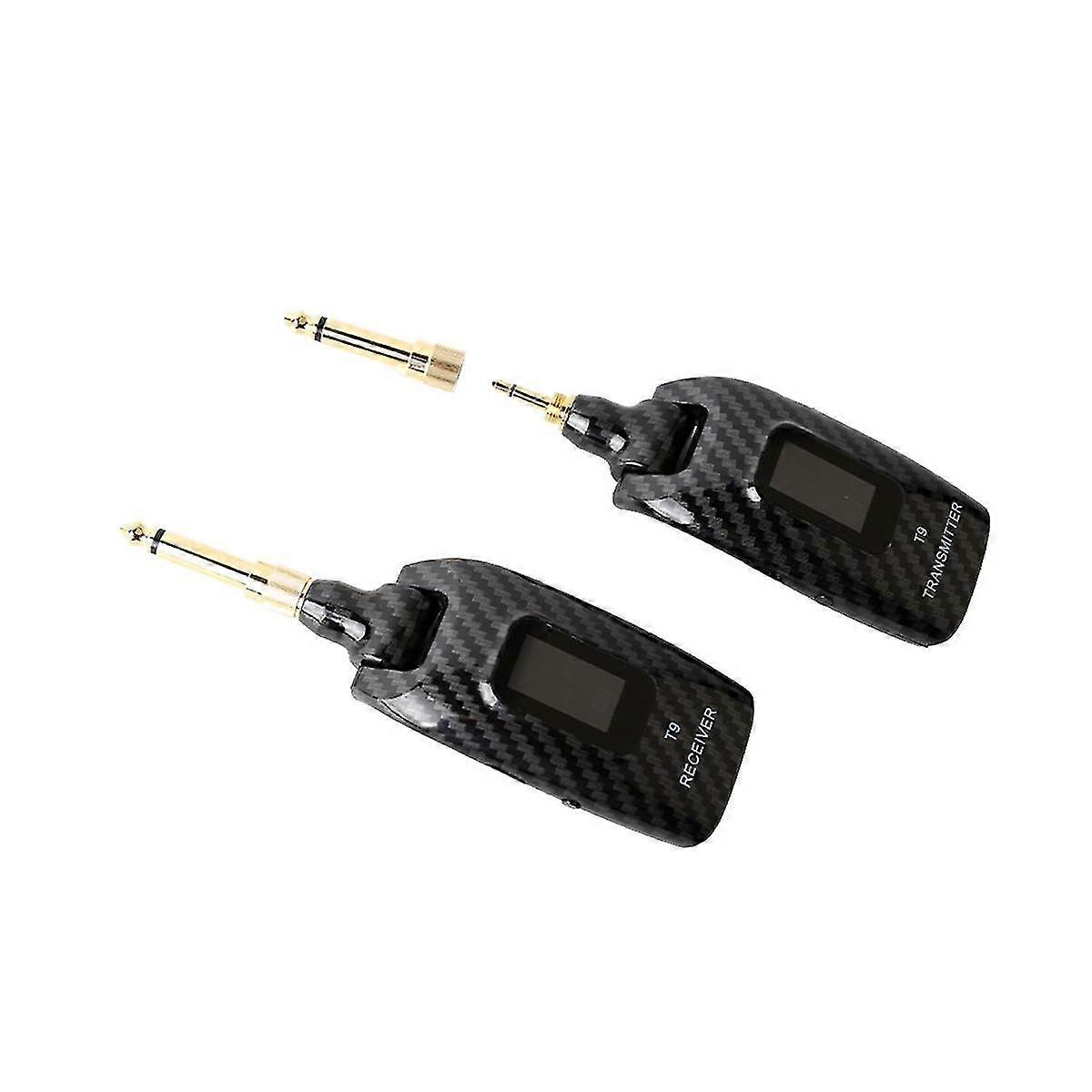 T9 גיטרה סיבי פחמן 5.8g מערכת אלחוטית משדר מקלט מובנה נטענת אלחוטית Gui
