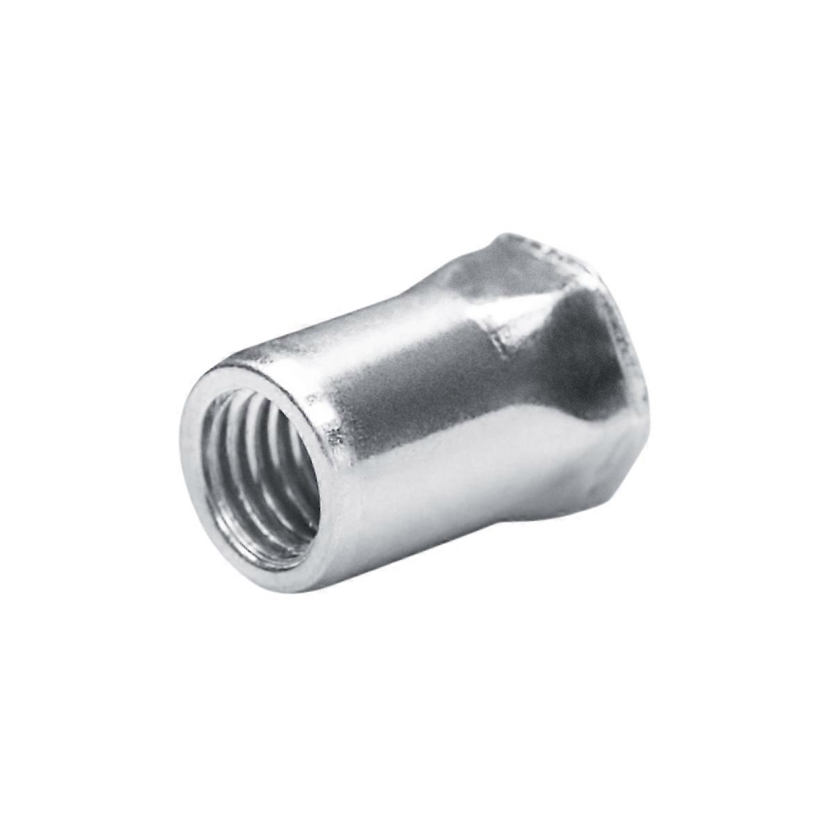 250 x Blind Rivet Nuts M 5 - Stainless steel V2A / A2 [ AISI 302 ]  (Ø x L) 7,0 mm x 14,0 mm - Small countersunk head Partial hexagonal end  open  - G