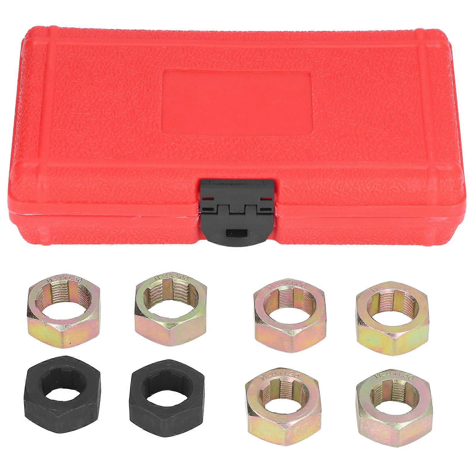 Axle Spindle Rethreading Tool Set Multiple Specification Thread Repairing Cleaning Tools