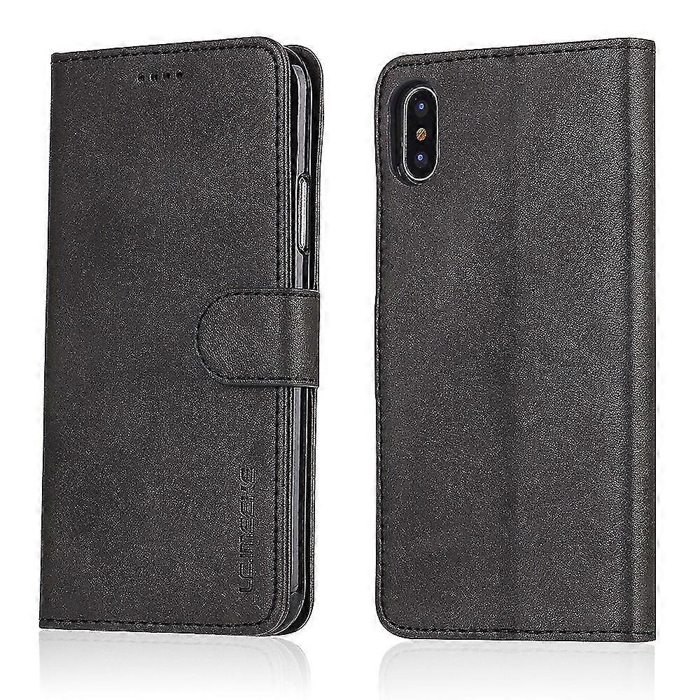 LC.IMEEKE Wallet Stand Leather Case Accessory for iPhone X/10