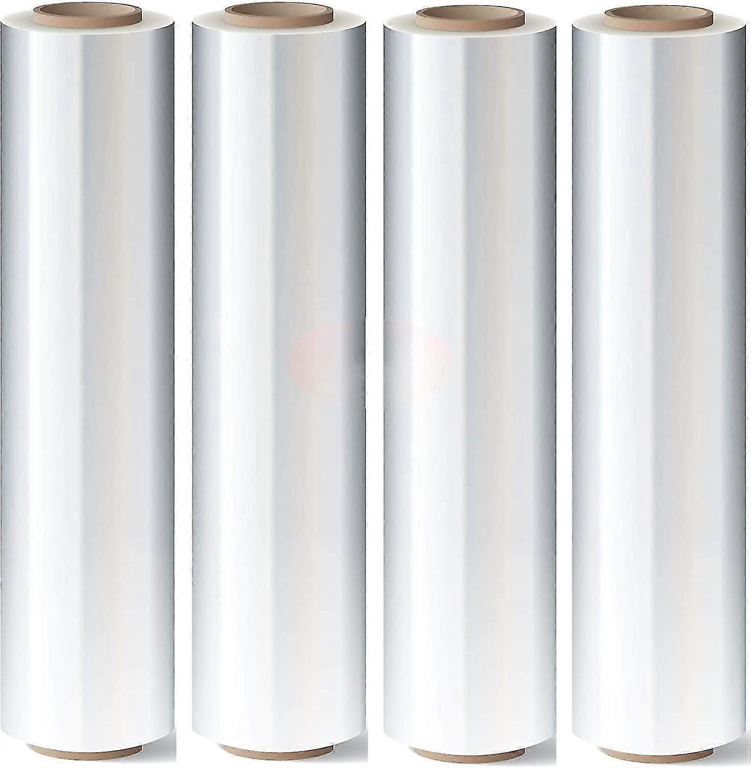 Rolls Stretch Wrap Film Clear Cling Plastic For Moving And Packaging Stretch Wrap