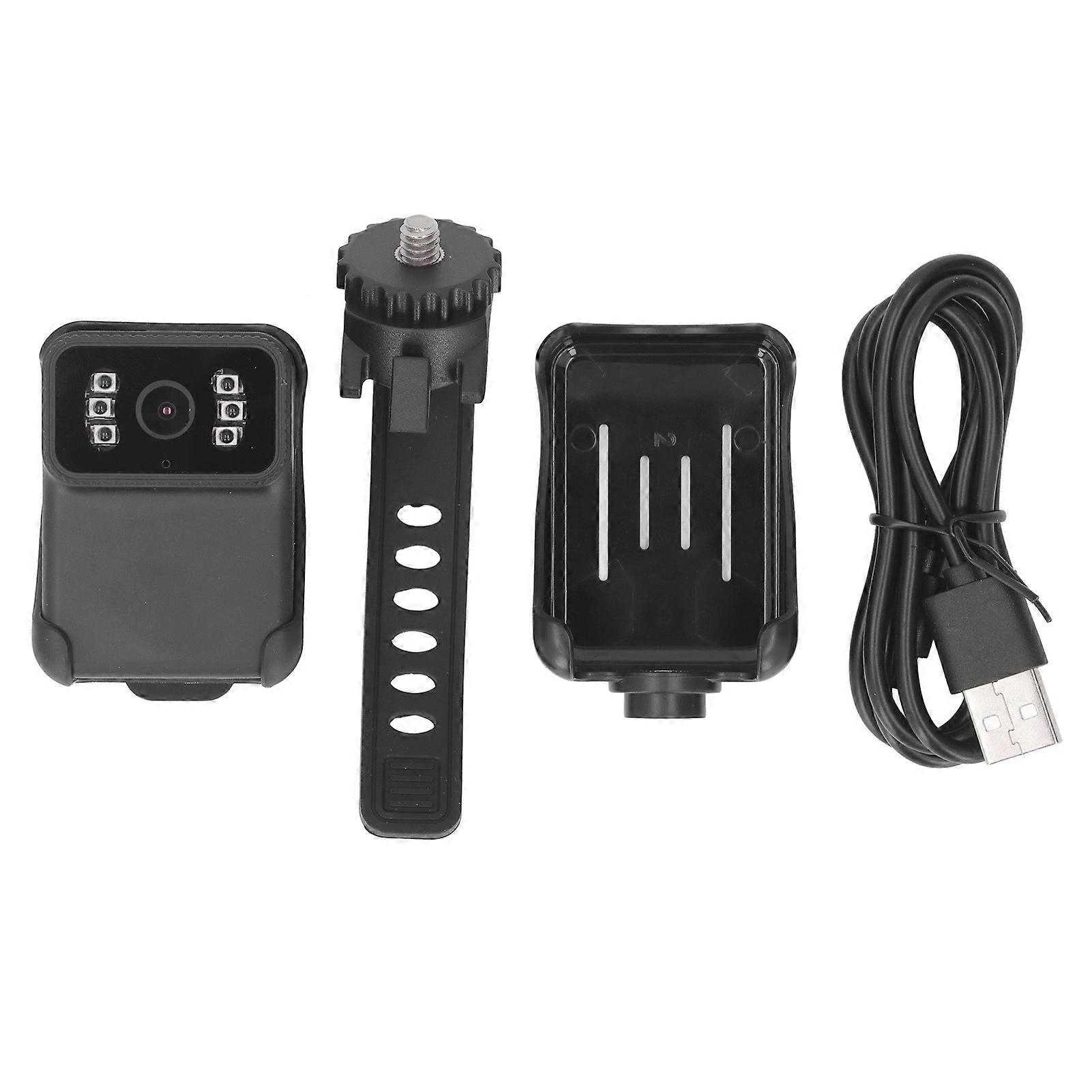 WiFi Body Worn Camera 1080P HD DV Camera Waterproof Clip On Video Recorder with Night Vision Function Built in Battery YEMAA