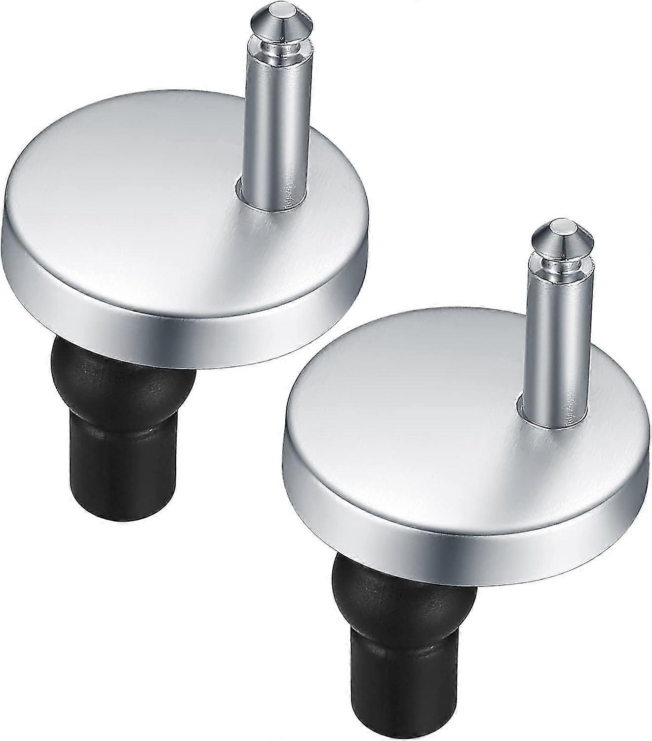 2-Piece Hinged Toilet Seat Hinge Fixings with Quick Release