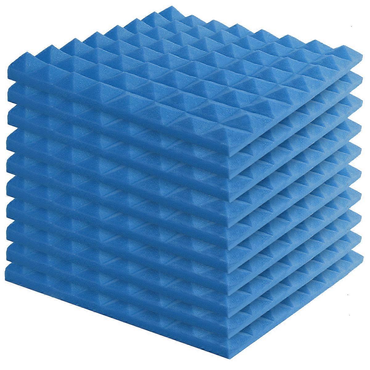 6Pcs Acoustic Foam Treatment Soundproof Sound-absorbing Noise Sponge Studio Room Absorption Wedge Tiles Foam