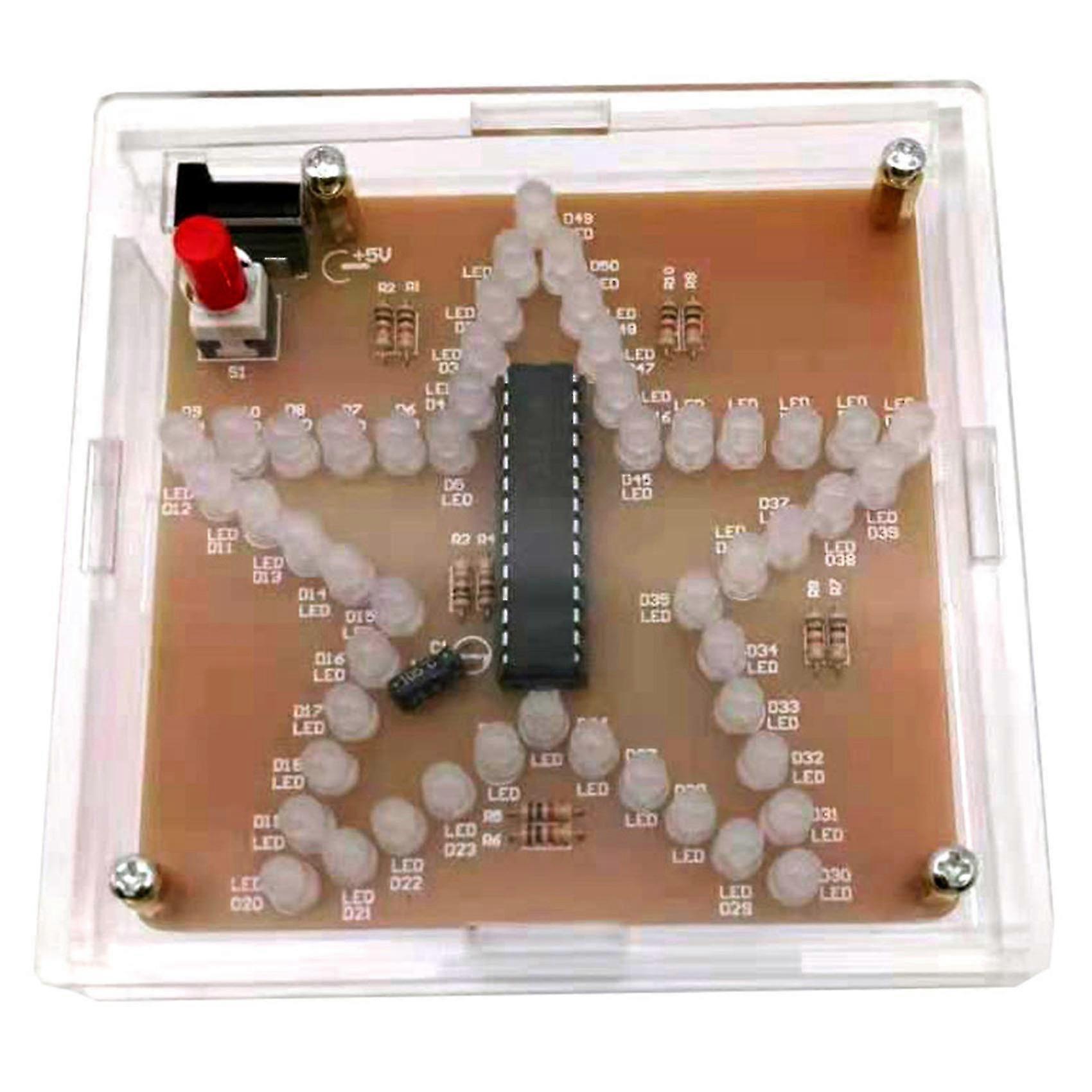 LED Light Pentagram Electronic DIY Kit Electronics Making DIY Kit Pentagram