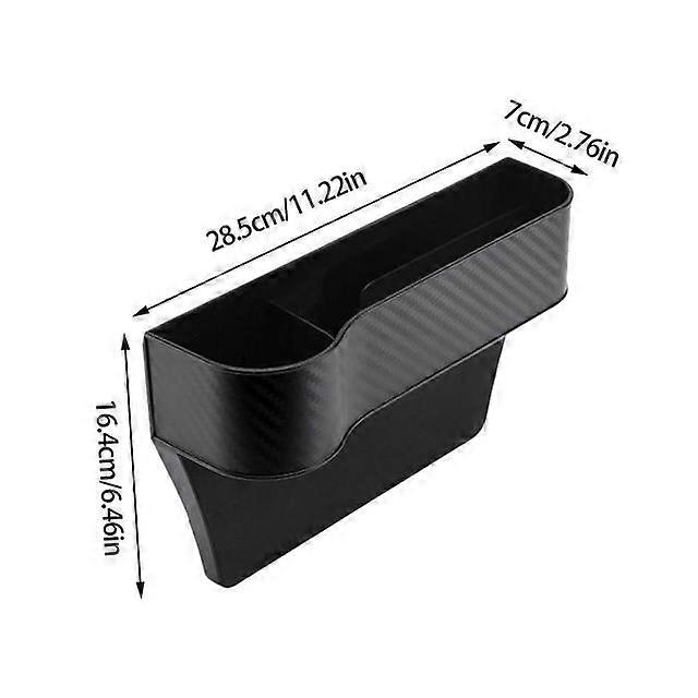 Car Seat Gap Filler Leather Pockets Auto Console Side Car Seat Crevice Storage Box Multi Function Anti Leak Material Organizer
