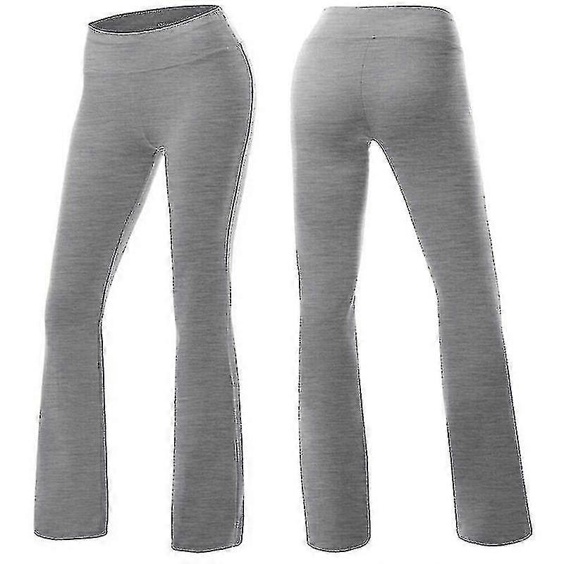 Womens Yoga Pants Bootcut Run Gym Jogger Leggings Flare Trousers Wide Leg Ladies